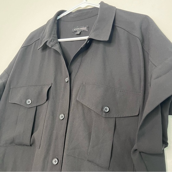 Banana Republic Black Button-Up Jumpsuit - Picture 6 of 9